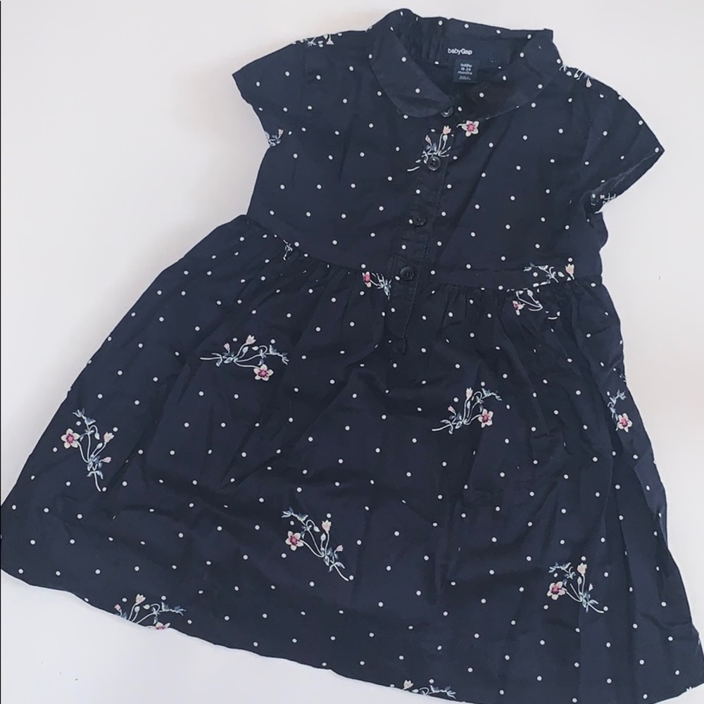 BabyGap floral polka dot dress 18-24 month